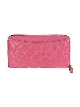 Chanel CHANEL Matelassé Coco Mark Pink Gold Hardware Caviar Leather Long Wallet Round Zipper Women's (view 2)