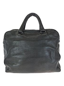 Bottega Veneta BOTTEGA VENETA Intrecciato Black Leather Business Bag Briefcase 245164 with Gunmetal Hardware for Men (view 2)