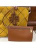 Tory Burch 100% Suede Yellow Brown Leather Tote One size - photo 4