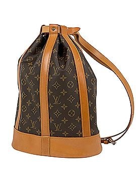 Louis Vuitton Louis Vuitton Randonee PM Shoulder Bag, Drawstring Style, Monogram Brown, M42243, Women's (view 1)