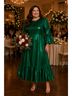 Pomander Place Green Cocktail Dress Size XXL - photo 9