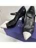 Stuart Weitzman Black White Heels Size 6 - photo 5