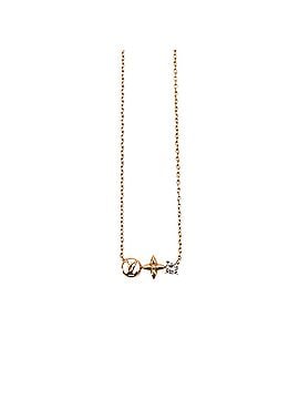 Louis Vuitton Louis Vuitton Petit Necklace with Gold Rhinestones (M00368) (view 1)