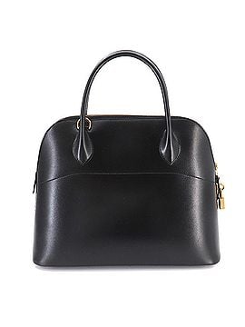Hermès Hermes Bolide 31 2-way Hand/Shoulder Handbag, Box Calf Leather, Black, ?Z Stamp, 1996 Production, Gold Hardware. (view 2)
