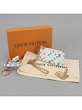 Louis Vuitton Louis Vuitton LOUIS VUITTON Monogram Multicolor LVxTM Phone Holder Handbag Pouch Blanc M14099 LV x TM (view 2)
