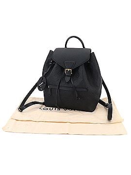 Louis Vuitton Louis Vuitton LOUIS VUITTON Monogram Empreinte Montsouris PM Backpack Leather Noir M45205 (view 2)