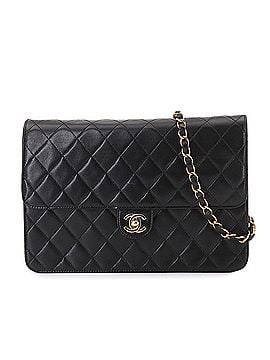 Chanel Chanel Matelasse Chain Shoulder Handbag, Lambskin, Black with Gold Hardware (view 1)