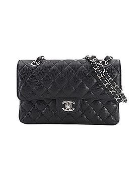 Chanel Chanel Matelasse 23 Chain Shoulder Handbag, Caviar Leather, Black, A01113, Silver Hardware (view 1)