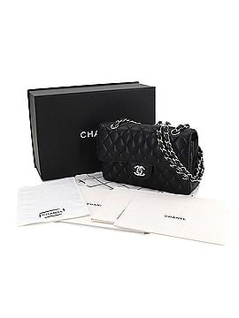 Chanel Chanel Matelasse 23 Chain Shoulder Handbag, Caviar Leather, Black, A01113, Silver Hardware (view 2)
