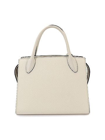Prada Prada Saffiano 2-way Hand Shoulder Bag, Leather, White (view 2)