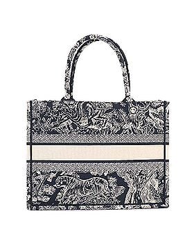 Christian Dior Christian Dior Book Tote Medium Handbag, Reverse Toile de Jouy Canvas, Navy, M1296ZRGO (view 2)