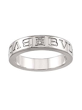 Bvlgari Bulgari BVLGARI B-ZERO1 Essential Ring with Diamonds, 18K WG White Gold 750. (view 2)