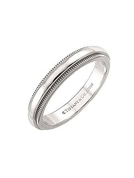 Tiffany & Co. Tiffany &amp; Co. Milgrain Ring, 3.1mm wide, Platinum (Pt), Together Ring (view 1)