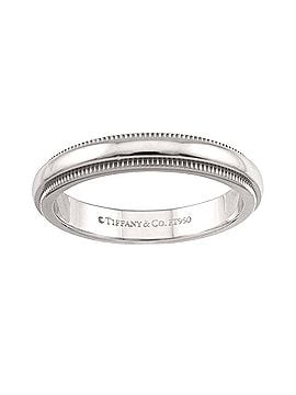 Tiffany & Co. Tiffany &amp; Co. Milgrain Ring, 3.1mm wide, Platinum (Pt), Together Ring (view 2)