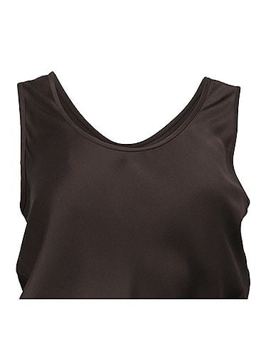 Brunello Cucinelli Brunello Cucinelli Satin Maxi Dress in Brown Acetate (view 2)