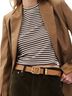 Rag & Bone 100% Suede Solid Tan Gold Leather Belt Size L - photo 1