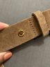 Rag & Bone 100% Suede Solid Tan Gold Leather Belt Size L - photo 6