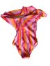 Shoshanna Stripes Multi Color One Piece Swimsuit Size 8 - photo 2