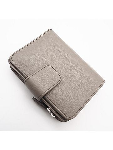 Prada PRADA Calf Leather Bi-fold Wallet 1ML018 - wallet in greige calf leather for women (view 2)