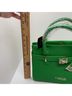 Bebe Solid Green Satchel One size - photo 6
