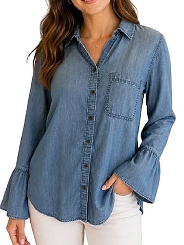 BeachLunchLounge Long Sleeve Button-Down Shirt (view 1)