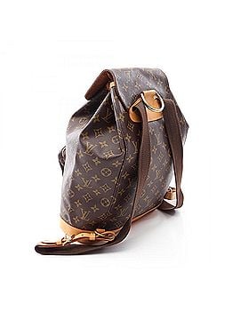 Louis Vuitton Louis Vuitton Montsouris GM Backpack/Handbag, Coated Canvas and Leather, Monogram Pattern, Women's, Brown, M51135 (view 2)
