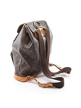 Louis Vuitton Louis Vuitton Montsouris GM Backpack/Handbag, Coated Canvas and Leather, Monogram Pattern, Women's, Brown, M51135 (view 2)