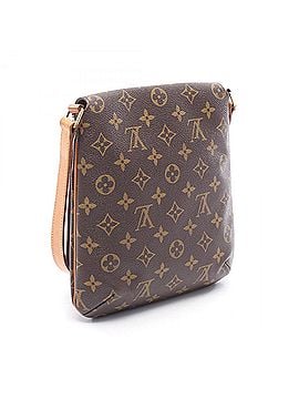 Louis Vuitton Louis Vuitton Musette Salsa Short Strap Monogram Shoulder Bag Handbag Coated Canvas Leather Women's Brown M51258 (view 2)