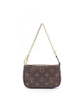 Louis Vuitton Louis Vuitton Mini Pochette Accessoires Monogram Handbag, Coated Canvas Leather, Women's, Brown, M58009 (view 1)