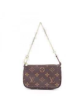 Louis Vuitton Louis Vuitton Mini Pochette Accessoires Monogram Handbag, Coated Canvas Leather, Women's, Brown, M58009 (view 1)