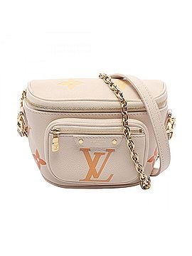 Louis Vuitton Louis Vuitton Mini Bum Bag Monogram Empreinte Bicolor Orange Multi 2-Way Shoulder Handbag Leather Women's Ivory Yellow M82208 (view 1)