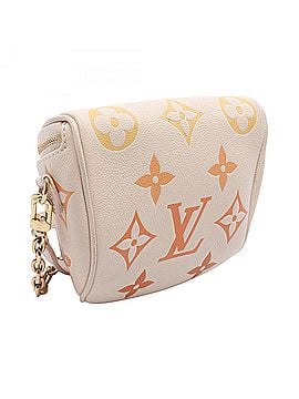 Louis Vuitton Louis Vuitton Mini Bum Bag Monogram Empreinte Bicolor Orange Multi 2-Way Shoulder Handbag Leather Women's Ivory Yellow M82208 (view 2)