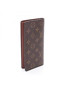 Louis Vuitton Louis Vuitton Portefeuille Brazza Monogram Bi-fold Long Wallet, Men's/Women's, Brown, M66540 (view 2)