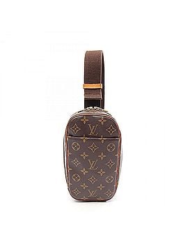 Louis Vuitton Louis Vuitton Pochette Gange Monogram Waist Bag, Body Handbag, Coated Canvas, Leather, Men's &amp; Women's, Brown, M51870 (view 1)