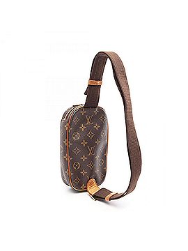 Louis Vuitton Louis Vuitton Pochette Gange Monogram Waist Bag, Body Handbag, Coated Canvas, Leather, Men's &amp; Women's, Brown, M51870 (view 2)