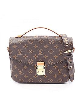 Louis Vuitton Louis Vuitton Pochette Metis MM Monogram 2-Way Handbag, Coated Canvas Leather, Women's, Brown, M44875 (view 1)