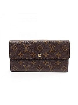 Louis Vuitton Louis Vuitton Pochette Porte Monnaie Credit Monogram Bi-fold Long Wallet for Women, Brown, M61726 (view 1)
