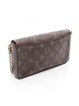 Louis Vuitton Louis Vuitton Pochette Felicie Monogram Fuchsia Shoulder Bag/Handbag, Coated Canvas and Leather, Women's, Brown, M61276 (view 2)