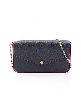 Louis Vuitton Louis Vuitton Pochette Felicie Shoulder Bag/Handbag, Leather, Monogram Empreinte, Women's, Navy/Red, M64099 (view 1)