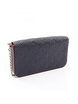 Louis Vuitton Louis Vuitton Pochette Felicie Shoulder Bag/Handbag, Leather, Monogram Empreinte, Women's, Navy/Red, M64099 (view 2)