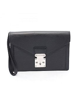 Louis Vuitton Louis Vuitton Pochette Sellier Dragonne Epi Noir Second Bag Clutch Handbag Leather Men's Black M52762 (view 1)
