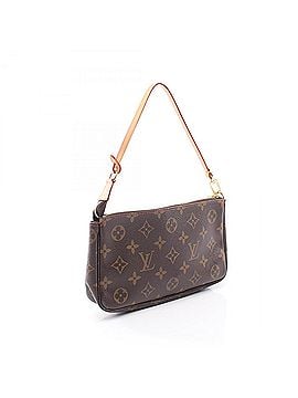 Louis Vuitton Louis Vuitton Pochette Accessoires Monogram Cherry Handbag, Coated Canvas Leather, Women's, Brown/Red, M95008 (view 2)