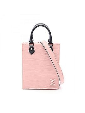Louis Vuitton Louis Vuitton Petite Sac Plat Epi Rose Ballerine 2-Way Handbag, Leather, Women's, Pink/Black, M69575 (view 1)