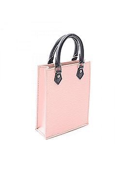 Louis Vuitton Louis Vuitton Petite Sac Plat Epi Rose Ballerine 2-Way Handbag, Leather, Women's, Pink/Black, M69575 (view 2)