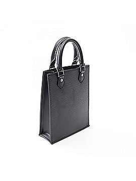 Louis Vuitton Louis Vuitton Petite Sac Plat Epi Noir 2-Way Handbag, Leather, Women's, Black, M81238 (view 2)