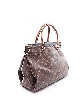 Louis Vuitton Louis Vuitton Pallas Monogram Noir 2-Way Handbag, Coated Canvas Leather, Women's, Brown/Black, M41064 (view 2)
