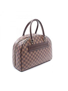 Louis Vuitton Louis Vuitton Nolita Damier Ebene Handbag, Coated Canvas Leather, Women's, Brown, N41455 (view 2)