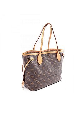 Louis Vuitton Louis Vuitton Neverfull PM Tote Bag Handbag, Coated Canvas and Leather, Monogram Pattern, Women's, Brown, M40155 (view 2)