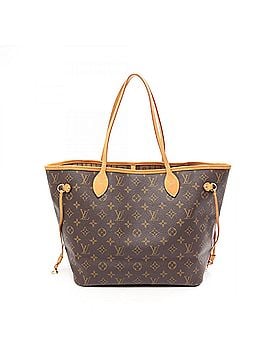 Louis Vuitton Louis Vuitton Neverfull MM Monogram Tote Bag Handbag, Coated Canvas Leather, Women's, Brown, M40156 (view 1)