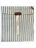 Free People 100% Polyester Stripes Blue White Long Sleeve Button-Down Shirt Size L - photo 5